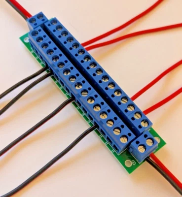 Power Distribution Board for DC, DCC and AC Grouped 2 channel 18 way connector - Image 1 of 4