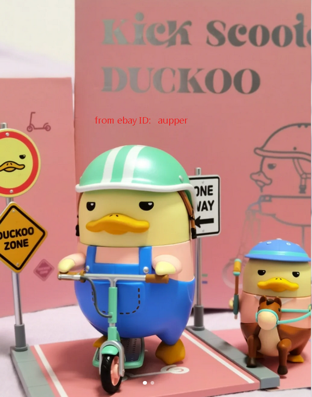 KICK SCOOTER DUCKOO POPMART BIG フィギュア POP MART x DUCKOO Duckoo Kick Scooter Limited Art Toy | eBay