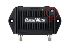NEW - Channel Master TV Antenna Mast Mounted Amplifier, 17-30 dB W/ Power Supply