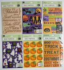 K  Company Stickers, Halloween/Fall THEME, You Pick, some Rare 