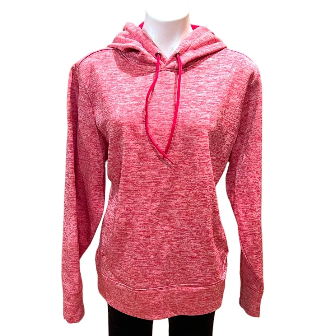 Sport-Tek Women’s Red/White Pullover Hooded Sweatshirt