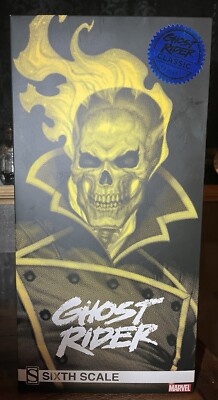 1/6 Marvel Ghost Rider Classic Variant - Sideshow Collectibles  Rare