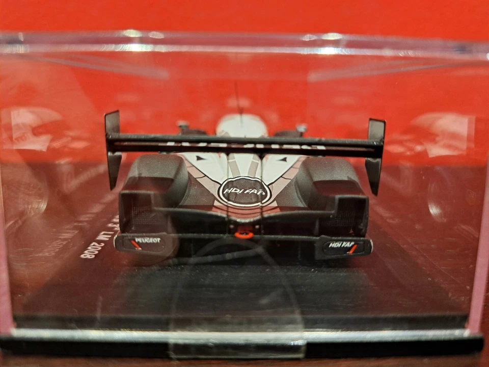 SPARK MODEL 1/43 PEUGEOT 908 HDI FAP N.9 2nd Place LE MANS 24 HOURS 2008 NO BOX - Immagine 4 di 4