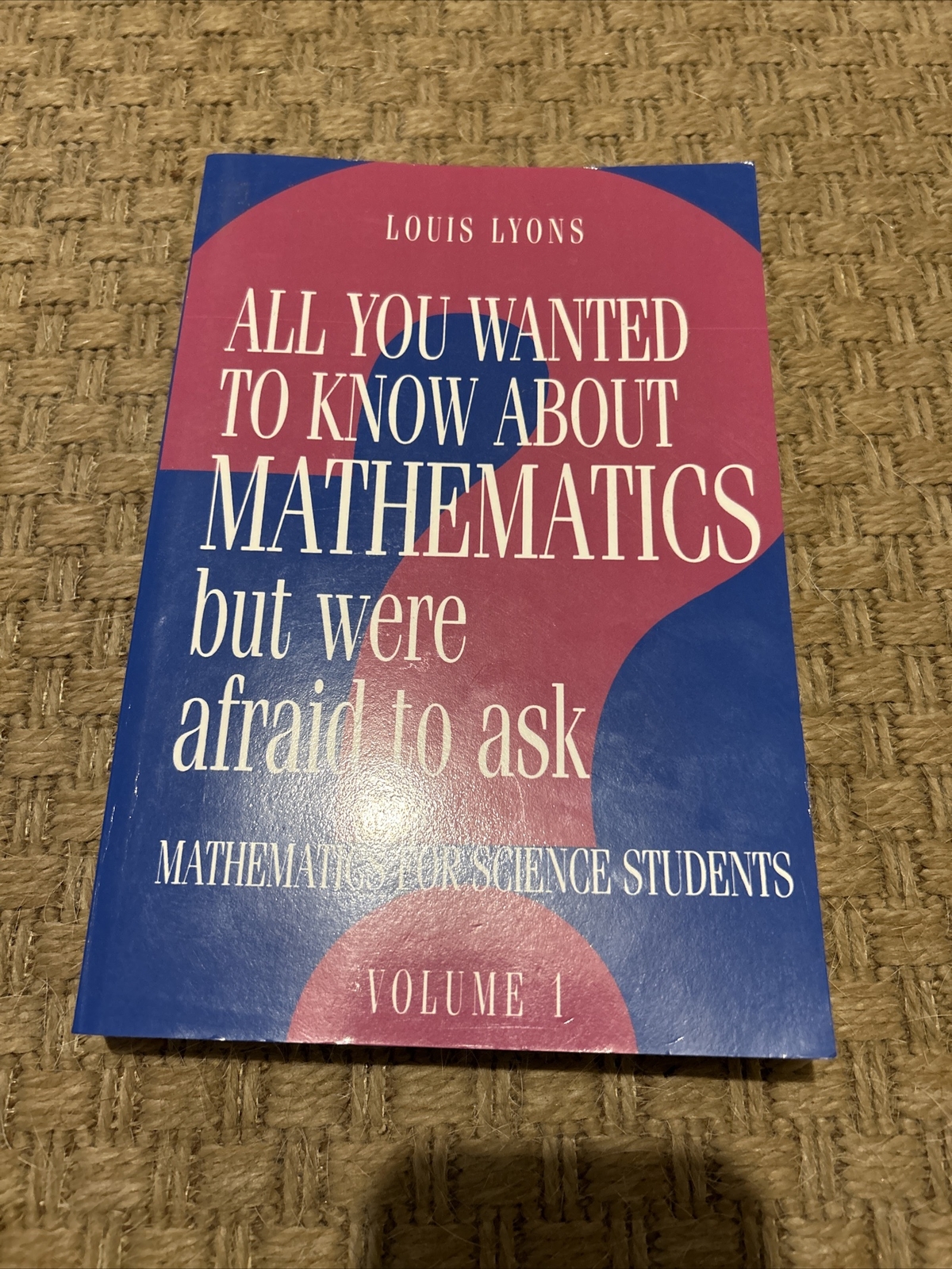 All You Wanted to Know about Mathematics but Were Afraid to Ask Lyons Paperback