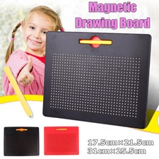 Magnetic Tablet Magnatab Drawing Board Bead Stylus Pen Educational Toy Kids Gift