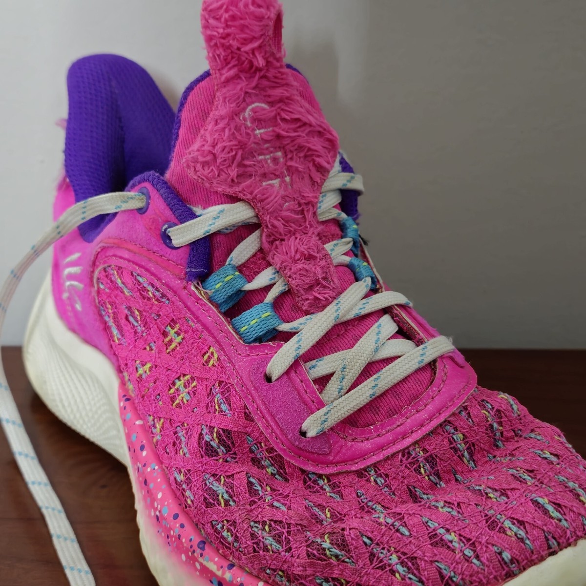 curry9 abby セサミストリート ピンク 27cm Under Armour Curry Flow 9 Sesame Street Pink Abby Cadabby