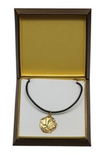 Fila Brasileiro, Brazilian Mastiff - Dog Collar In Gift Box, Gold Plated