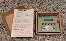 1972 Waco Draw Poker Electronic Game From Japan Exc Cond w/ Instructions