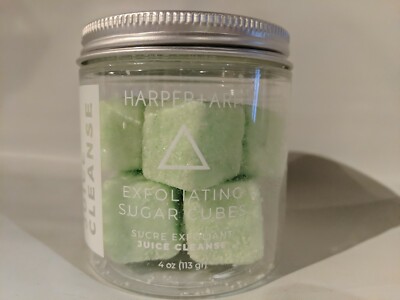 Harper & Ari Exfoliating Sugar Cubes Juice Cleanse 4 oz