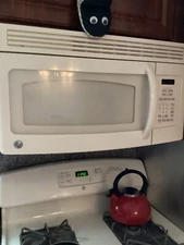 GE JVM3160DFCC 1.6 Cu-Ft. over-The-Range Microwave Oven, Bisque