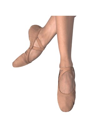 Size Tan Split Sole Ballet Shoes Capezio Cobra UK NEW PERFECT  CONDITION UK
