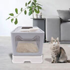 Automatic Cat Litter Box Extra Large Safety Protection Cut-out Top Plate Litter
