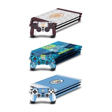 MANCHESTER CITY MAN CITY FC 2023/24 KIT VINYL SKIN DECAL FOR SONY PS4 PRO BUNDLE