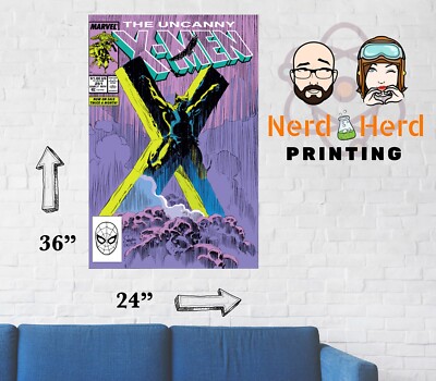 The Uncanny X-Men #251 Cover Wall Poster Multiple Sizes 11x17