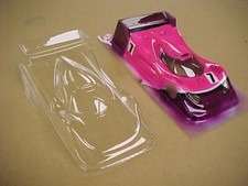 1/24 slotcar 1/24 scale Porsche clear body fits most flexi chassis