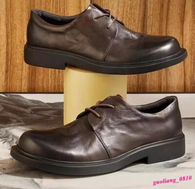 Mens Round Toe Lace Up Loafer Shoes Soft Oxfords Daily Derby Shoes Casual Pump 	
