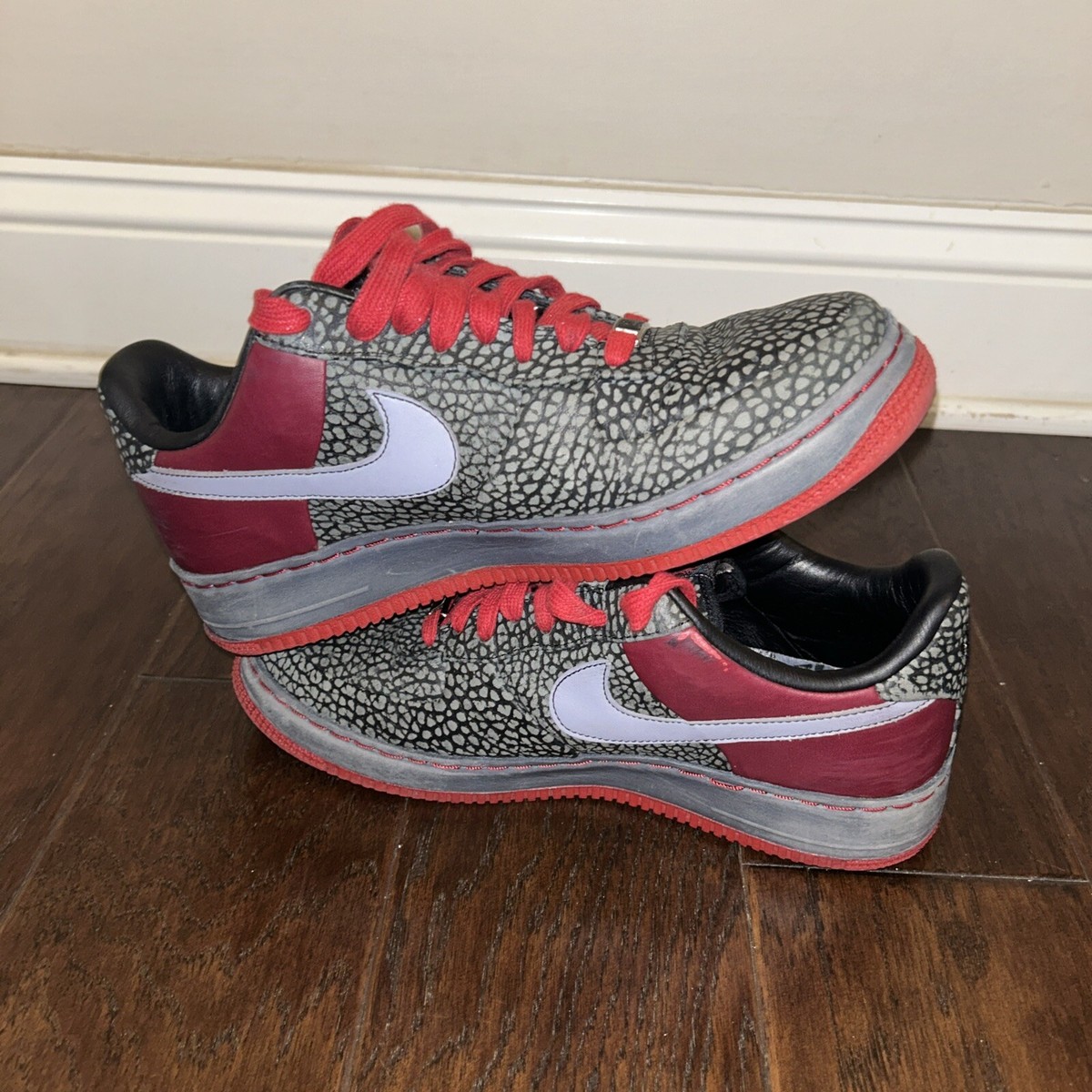 Size 8 - Nike Air Force 1 Supreme 07 Malone Original Six | eBay