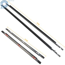 FRONT & REAR SET Door Belt Molding Weatherstrip For 2007-2014 Toyota FJ Cruiser