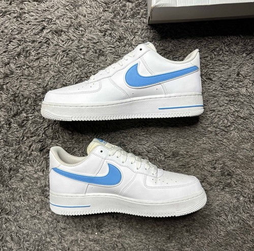Size 9.5 - Nike Air Force 1 '07 Low University Blue - Picture 3 of 10