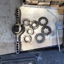 VINTAGE WOLVERINE BRASS WORKS TUBE THREADING SET GRAND RAPIDS MICHIGAN 