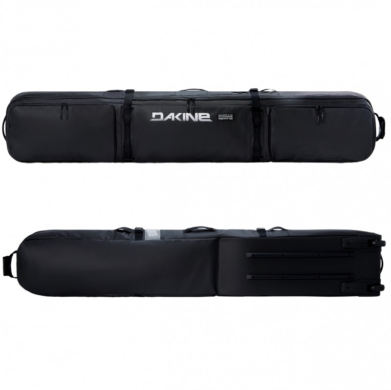 Dakine Boundary Ski Roller Bag Black Coated 185cm New Travel wheeled wheely