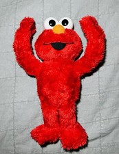 Sesame Street Talking Elmo Plush Toy 28cm Peek A Boo Interactive 2013 Tested