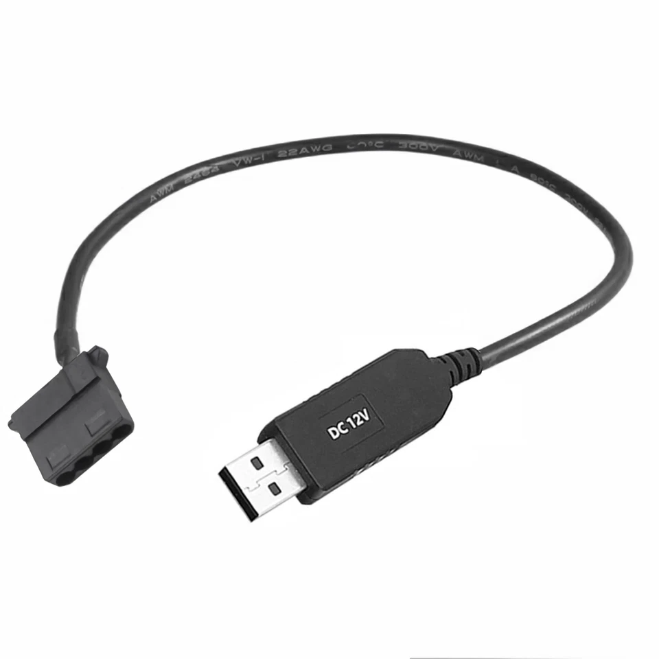 A16 USB On 4Pin Socket Molex Adapter Cable for 12V Computer PC Fan 30cm - Image 2 of 4