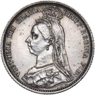 1887 Victoria Sixpence — photo from another recent sale