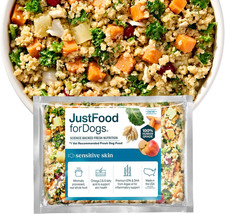 Just Food for Dogs Sensitive Skin Dog Food, Frozen Fresh Pet Meals and Toppers f