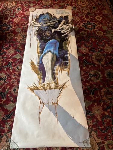 Iron Maiden Eddie 1985 Door Poster Derek Riggs | eBay