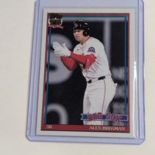 Topps 2026 Series 1 Alex Bregman 1991 Topps Baseball Insert #T91-70 Red Sox
