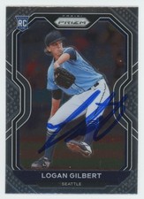 2021 Panini Prizm Erick Fedde Rookie Auto Seattle Mariners #93 COA RC Card