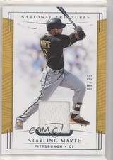 2019 Panini National Treasures 65/99 Starling Marte #141 07e8