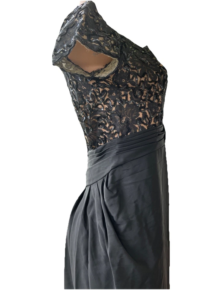 Emma Domb Black cocktail party Dress 1950s/1960s Bombshell Marlyn Monroe wiggle - Image 4 of 4