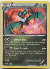 Noivern 30/30 Holo XY Trainer Kit: Noivern Pokemon Card MP