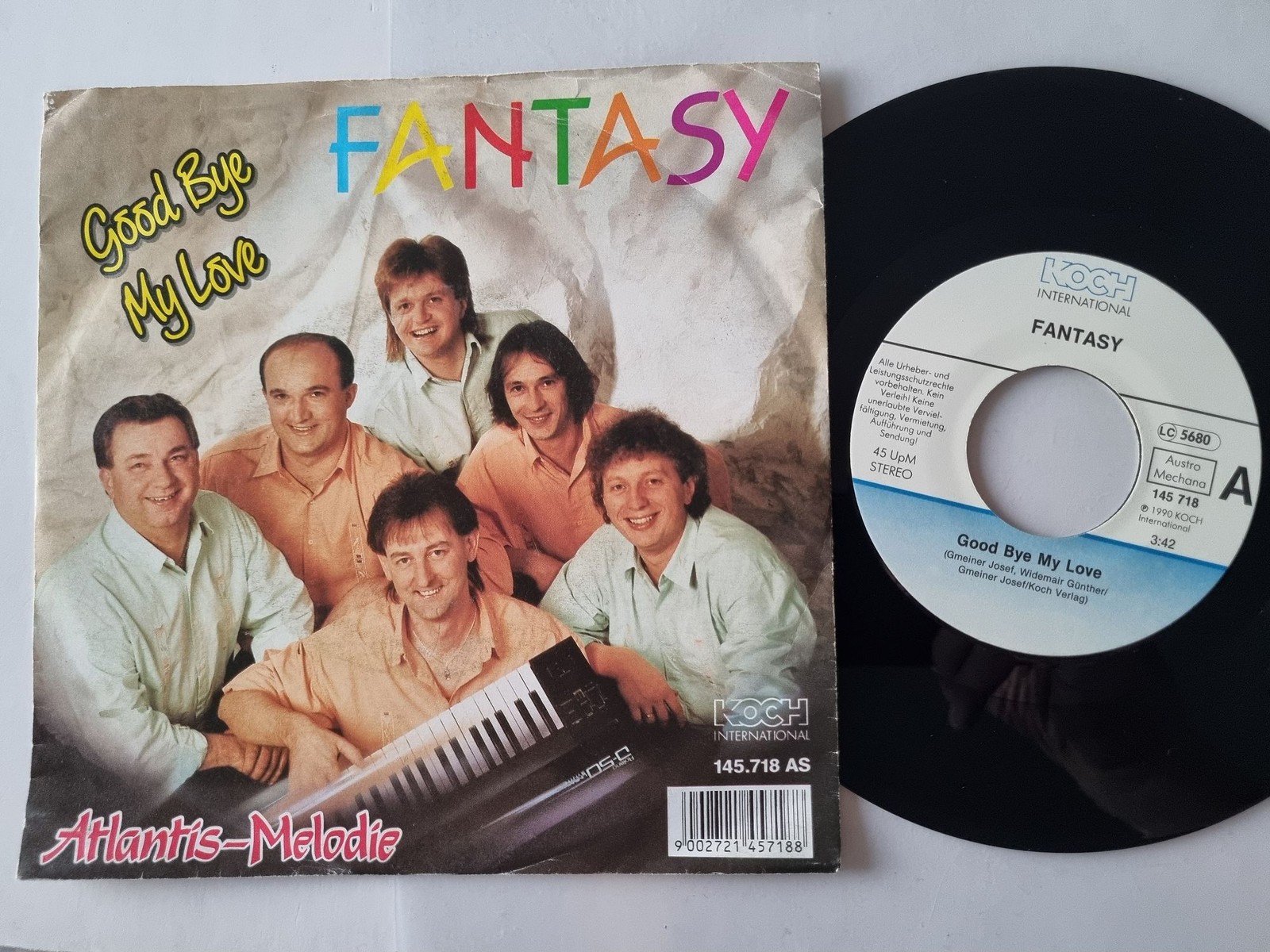 Fantasy - Good Bye My Love 7'' Vinyl Austria