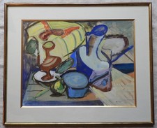 LEONIDE (ou LEONID) PETROFF (1913-1999) Nature morte Aquarelle ou Gouache