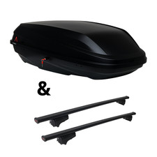 Für VW Polo Fliessheck Typ 86C - Dachträger G3 Clop & Dachbox BiCube 400+ Neu