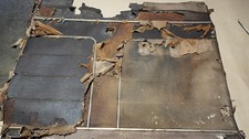 1941-48 Oldsmobile 4 Door Sedan Chrome Trim Strips For Door Panels Some Rust 1941-48 Oldsmobile 4 Door Sedan Chrome Trim Strips For Door Panels Some Rust