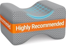 BlissTrends Memory Foam Knee Pillow for Side Sleepers, Sciatica Hip Pain Relie