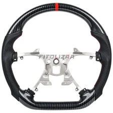 Hydro Dip Carbon Fiber Steering Wheel For Chevy Silverado Tahoe Suburban 07-13