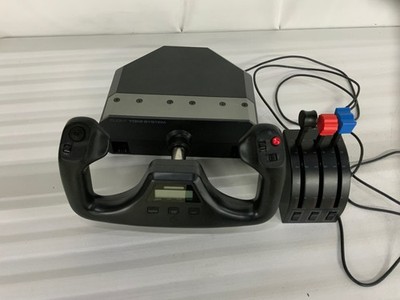 Logitech Flight Yoke System Professional Simulation Yoke And Throttle Quadrant