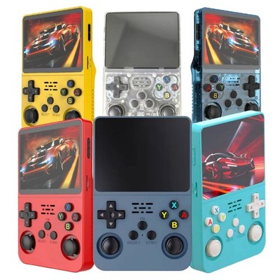 R36S Retro Handheld Game Console Snap 4K HD Game Player Built-in 128g TF Card