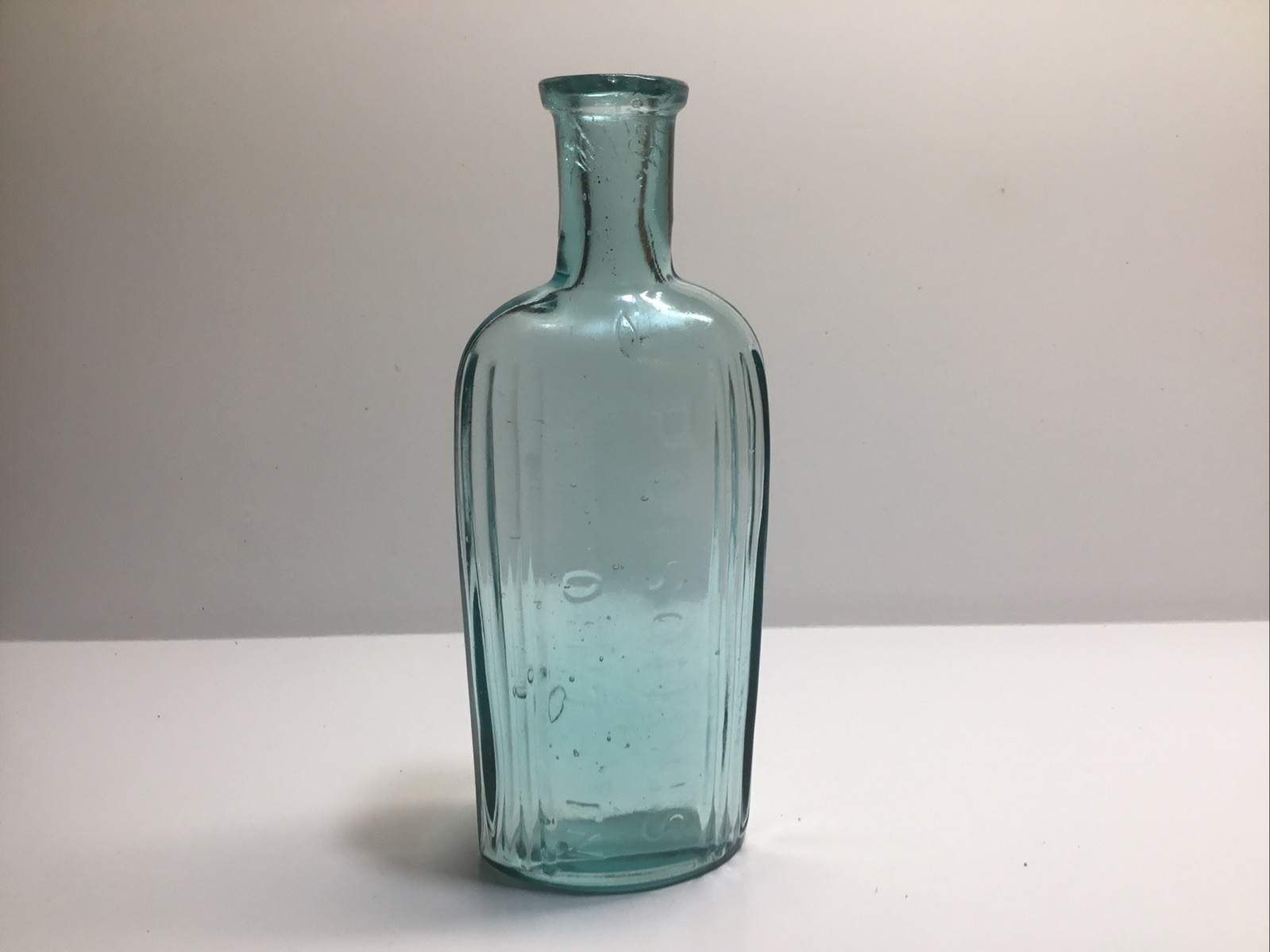 Antique Poisonous Embossed Not To Be Taken Oval Poison Bottle. 6 3/4 Inches