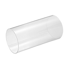 Clear Rigid Acrylic Pipe 75mm ID x 80mm OD 6" Round Clear Plastic Tube