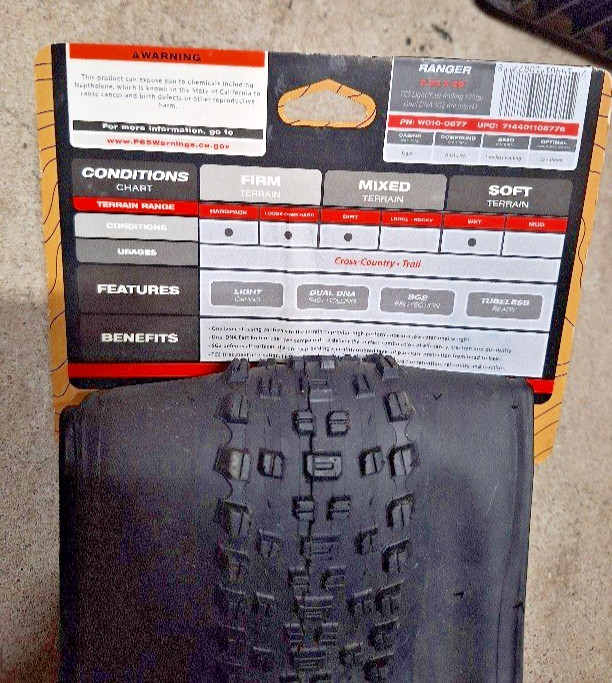WTB Ranger 2.25 x 29" TCS Light/Fast Rolling 60tpi Dual DNA SG2 tire black