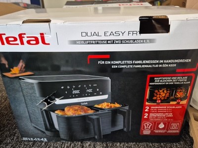 Tefal Digital Air Fryer Dual Easy Fry mit zwei Schubladen 8,3 l