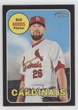 2018 Topps Heritage High Number Black Border /50 Bud Norris #662 0t2