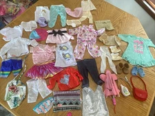 OUR GENERATION My Life Battat mix lot of CLOTHES & ACCESSORIES for 18'' DOLL