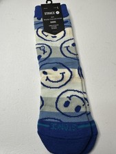 Stance Dwyane Wade Collection Always Smilling Kids Socks Size YL 3-5.5